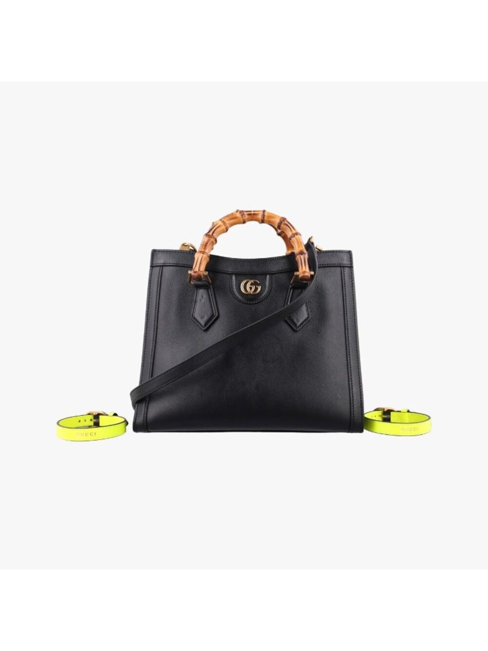 Gucci Bamboo Black Leather